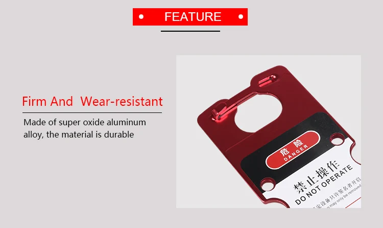 BOSHI High Quality Aluminum Alloy Six Holes Lock Hasp Lockout Tagout