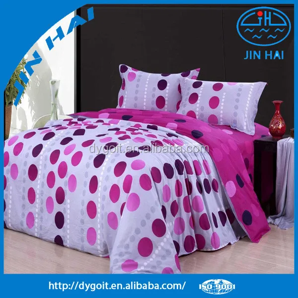 low price polyester bedsheet set/fitted sheet/flat sheet