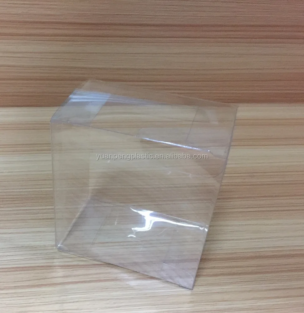 clear custom PET PVC clear Plastic Packaging Box , clear acetate box with customized printing design