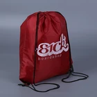Cheap Foldable Sport Nylon Polyester 210 D Drawstring Bag