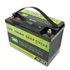 High capacity rechargeable lifepo4 12v 100ah lithium ion battery packs