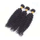 wholesale 12A brazilian raw virgin deep wave curly human hair bundles