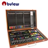 Quality Mediums Guaranteed 82 Piece Deluxe Art Supplies Drawing Set in Wooden Case