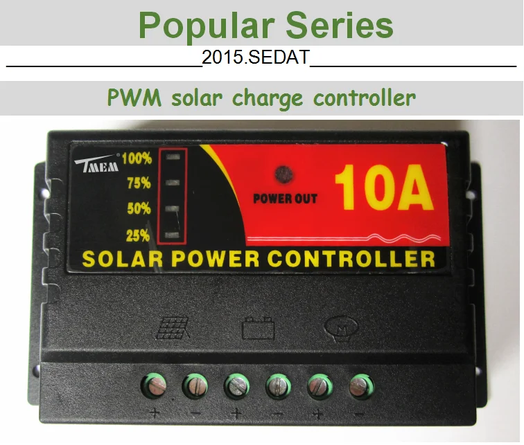 10a 12v Pwm Solar Panel Controller Solar Charge Controller Solar System