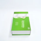 Cheap wholesale green color small beauty instrument packaging paperboard boxes