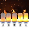 LED Flame Effect bulb 3W 5W 7W E27 E26 E14 E12 Led flame decorative light breathing light