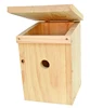 wildlife garden pine Bird House Outdoor Wooden Box House for Bird,Nest House, Ideal gift for bird enthusiasts, birthday