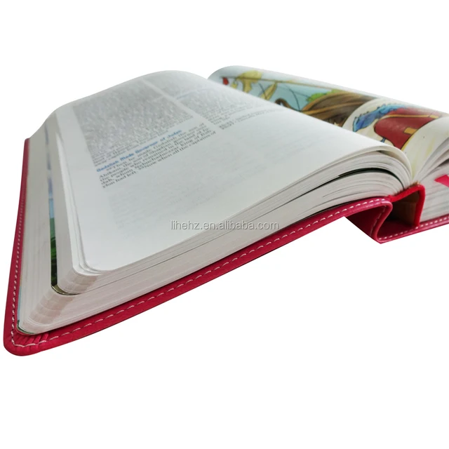 leather paper book printing holy hardcover books with oem