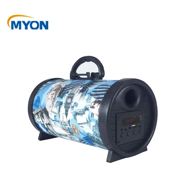 outdoor portable bazooka wireless blue tooth speaker fm tf card MP3 audio player home theatre stereo speaker