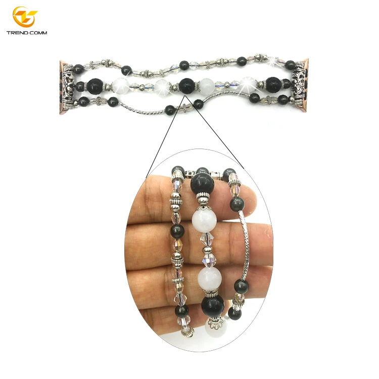 Stylish Handmade Jewelry Bracelet For Iwatch Series Charming Beaded Watch Strap For Ladies
Stylish Handmade Jewelry Bracelet For Iwatch Series Charming Beaded Watch Strap For Ladies