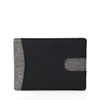 RFID leather wallet mixed fabric design OEM wallet