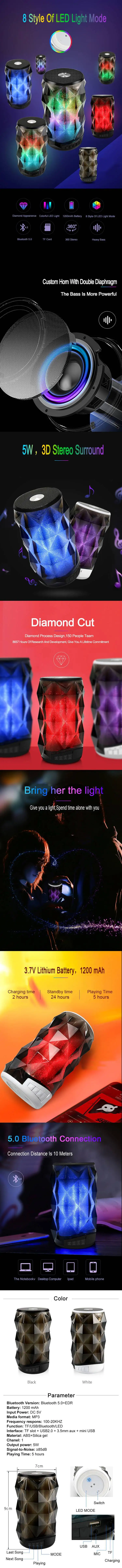 Kingone K5 S815 Cigii Ibastek Instructions Bluetooth Bluetooh Speaker - ANKUX.COM