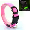 Safety Pet Flashing LED Dog Collar Lights Nylon Electric Training Collars Products for Dogs light up dog collar 8 Colors 3 Sizes