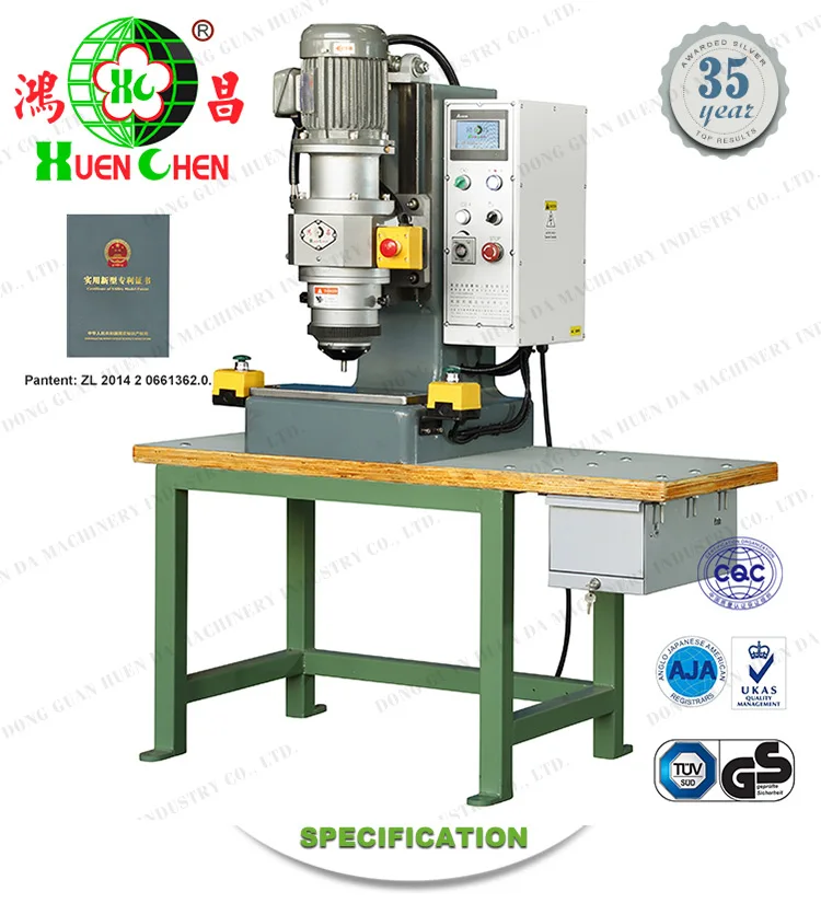 pneumatic brake shoe riveting machine