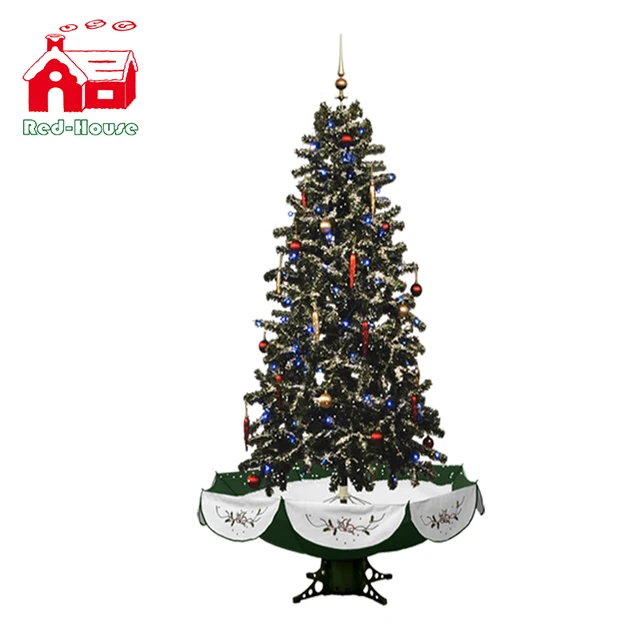 fancy new xmas gift of snowing tree for christmas season