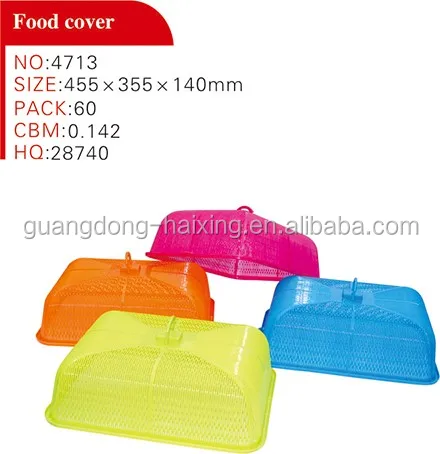 Eco-friendly Factory Price Pop Up Umbrella Plastic Table Food Mesh Screen Cover