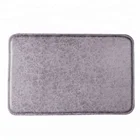 100% polyester leather look mat wholesale carpet kitchen mats
