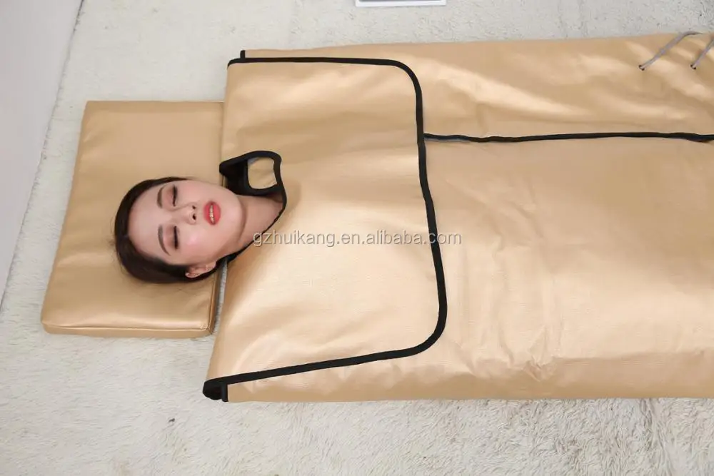 Newest style sauna blanket far infrared body wrap with Bian stones