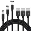 Wholesale Low Price 8 Pin Charging Cable for iPhone iPad iPod 3M 10ft 2 meter USB Power Charger Cable Black White