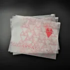 Transparent self-sealing plastic retail packaging, frosted ziplock bag and air vent