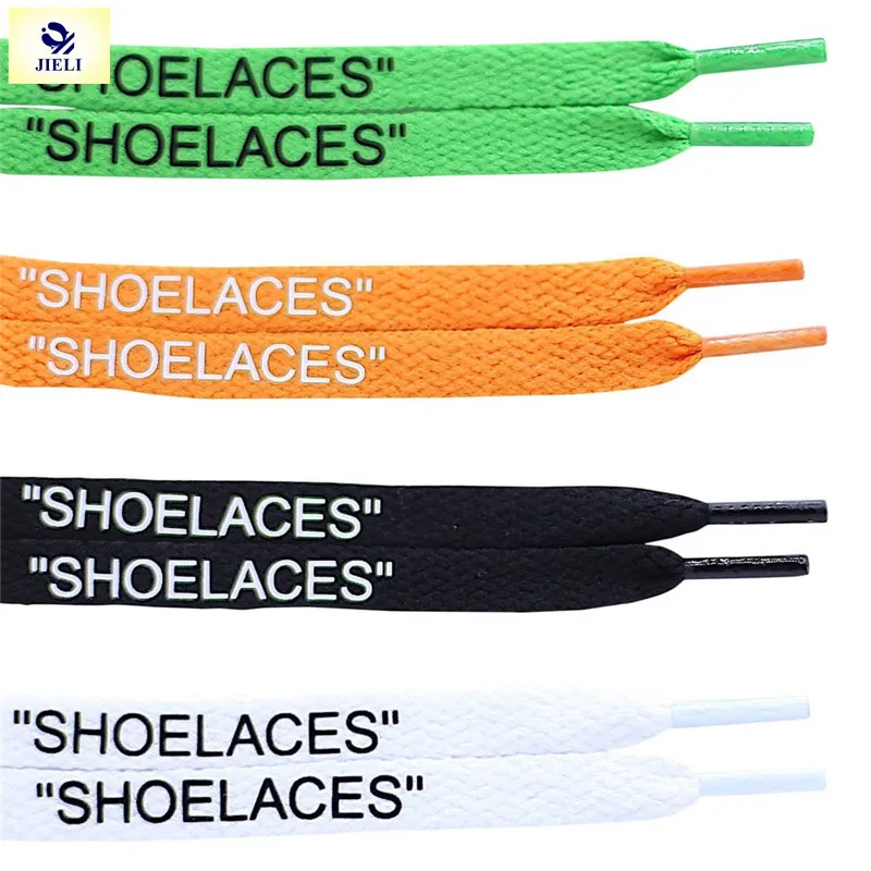 Jieli cheap polyester printed custom shoe laces with custom logo
Jieli cheap polyester printed custom shoe laces with custom logo