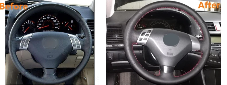 Car Steering Wheel Cover for Honda Accord 7 2002 2003 2004 2005