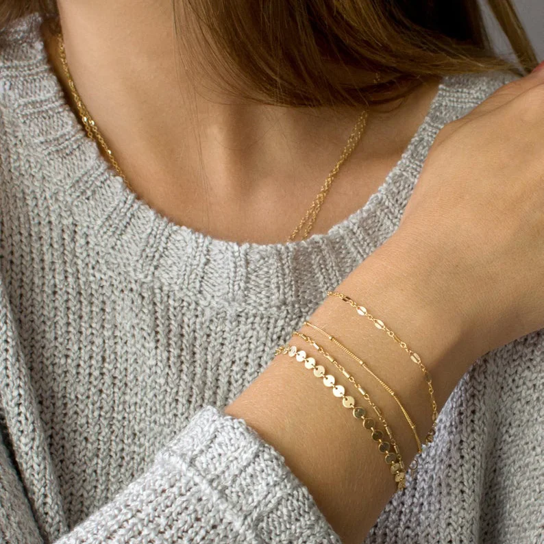 Artilady Dainty Chain Bracelet Layer Delicate Bracelets For Women Jewelry Daily Party Gift
Artilady Dainty Chain Bracelet Layer Delicate Bracelets For Women Jewelry Daily Party Gift