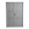 Knocked Down Office 3 Shelves Filing Storage Cupboard Metal Roller Shutter Door Cabinet With Accessories