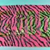 New Grid Layout Multi Color 100% Polyester stripe reversible sequin fabric