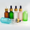 matt frosted amber blue clear black and green glass dropper bottle 5ml 10ml 15ml 20ml 30 ml 50ml 60ml 100ml for essential oil