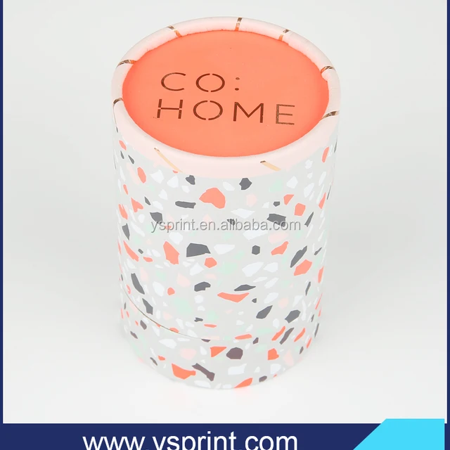 Customized high quality paper cardboard cylinder packaging craft gift box