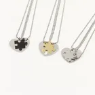 Heart Locket Necklace Pendant Metal Gold Photo Frame Memory Romantic Love Necklace for Women Christmas Gift Hot Sale