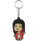ONEWAY Custom children cute cartoon character anime figure PVC funko pop keychain