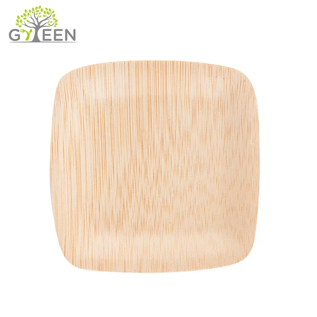 Bamboo Material Biodegradable Sushi Plate