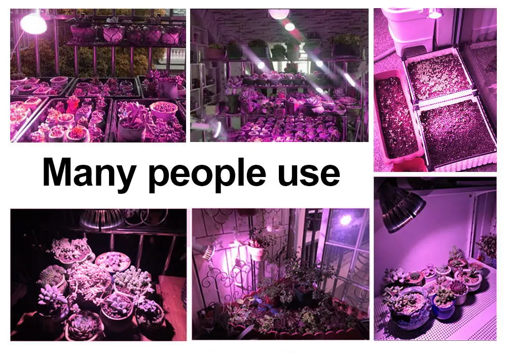 E27 plant grow led  Indoor or Desktop Plants LED Grow Light Flexible Lamp LED Plant Growth Light 21W 54W AC85-265V Free shipping (7)