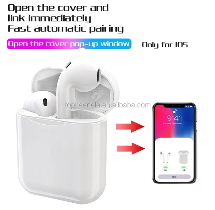 Top quality Airhoa Chip 1:1 i60 tws smart popup tap control blue tooth Earbuds Wireless charing bluetooth Headset - ANKUX.COM