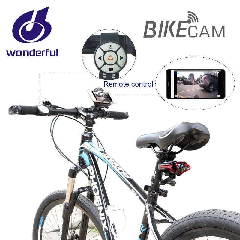 Best quality wifi bike dvr with remote and GPS, simple install bicycle dvr can OEM warning lights, Black+red/white
Best quality wifi bike dvr with remote and GPS, simple install bicycle dvr can OEM warning lights, Black+red/white