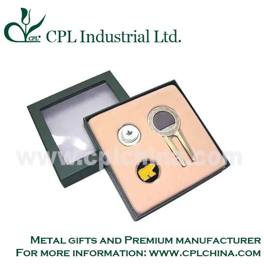 oem customized golf accessory set with gift box for golf lover