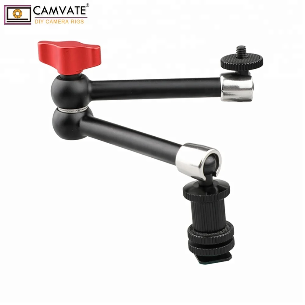 CAMVATE Magic Arm 11 Inch Articulating Magic Arm Rig for DSLR Rig LCD Monitor LED Light Camera Foto Accessories, Black
CAMVATE Magic Arm 11 Inch Articulating Magic Arm Rig for DSLR Rig LCD Monitor LED Light Camera Foto Accessories, Black