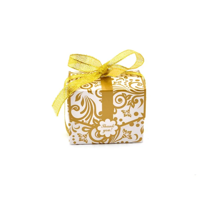 GoldSliver Candy Box Wedding Favors and Gifts Wedding Candy Box Wedding Decoration Birthday Party Supplies Packaging Boxes (2)