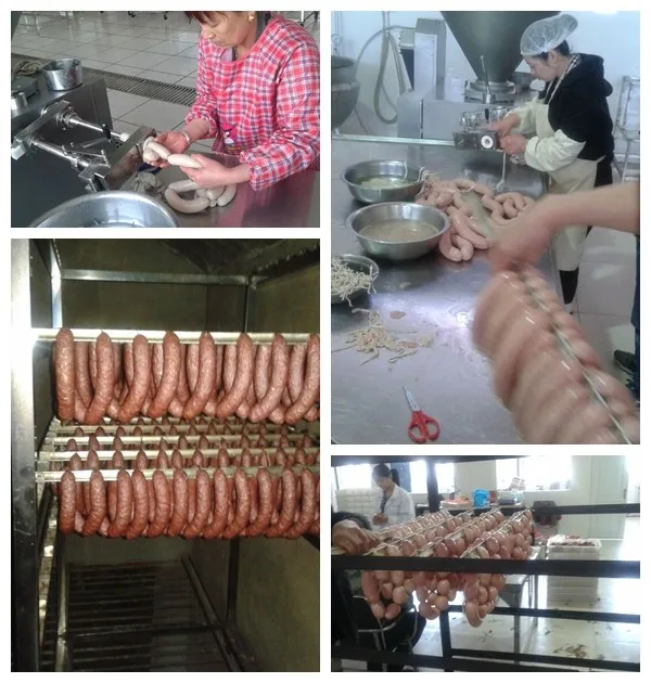 Automatic Commercial Sausage Making Machine Vacuum Meat Processing