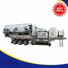 Low price tracked jaw crusher , tracked mounted mobile crushing &screen plant