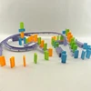 classics colorful plastic 108 pcs educational game domino toy for children