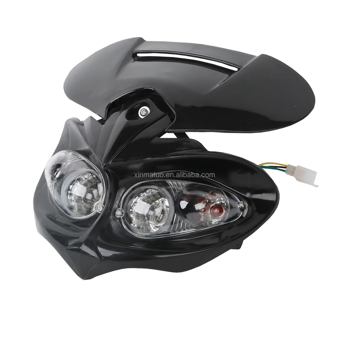 Xmt Motorcycle Parts V One Piece Dual Sport Lamp Headlight