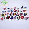 china suppliers custom made flag heart shape patriotic enamel lapel pin