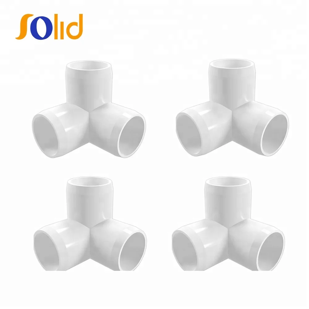 Plastic UPVC PVC 3 Way Elbow Pipe Connector For Water System (1).jpg