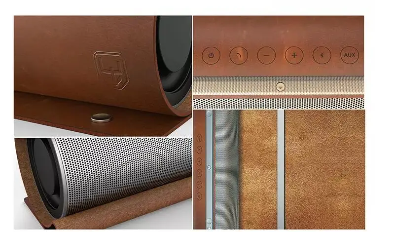 2019 New Arrival 3D Surround Stereo Sound Wireless Leather Betnew X03 Bluetooth Speaker With Rechargeable Battery - ANKUX.COM