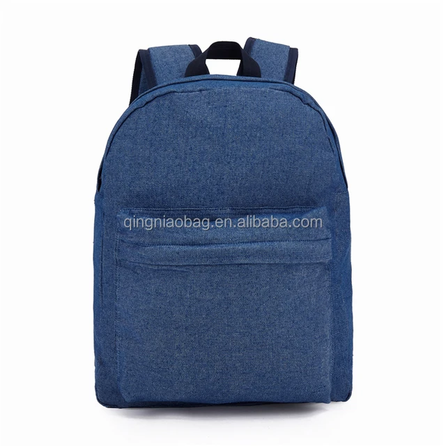 chest bride bussiness multifunction simple jeans denim backpack