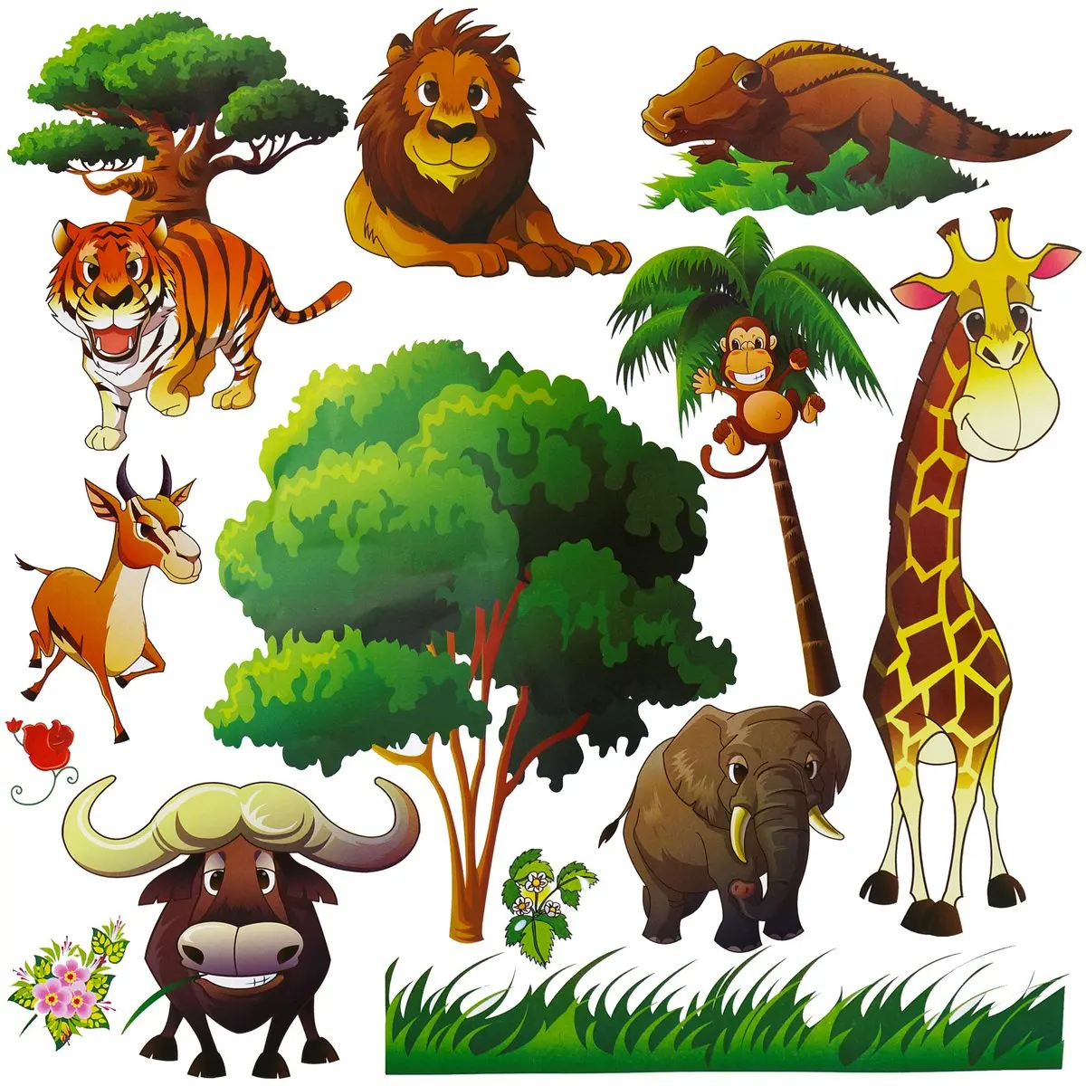 Африканские животные для детей