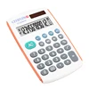 12 digits custom logo promotion gift colorful rubber key pocket calculator